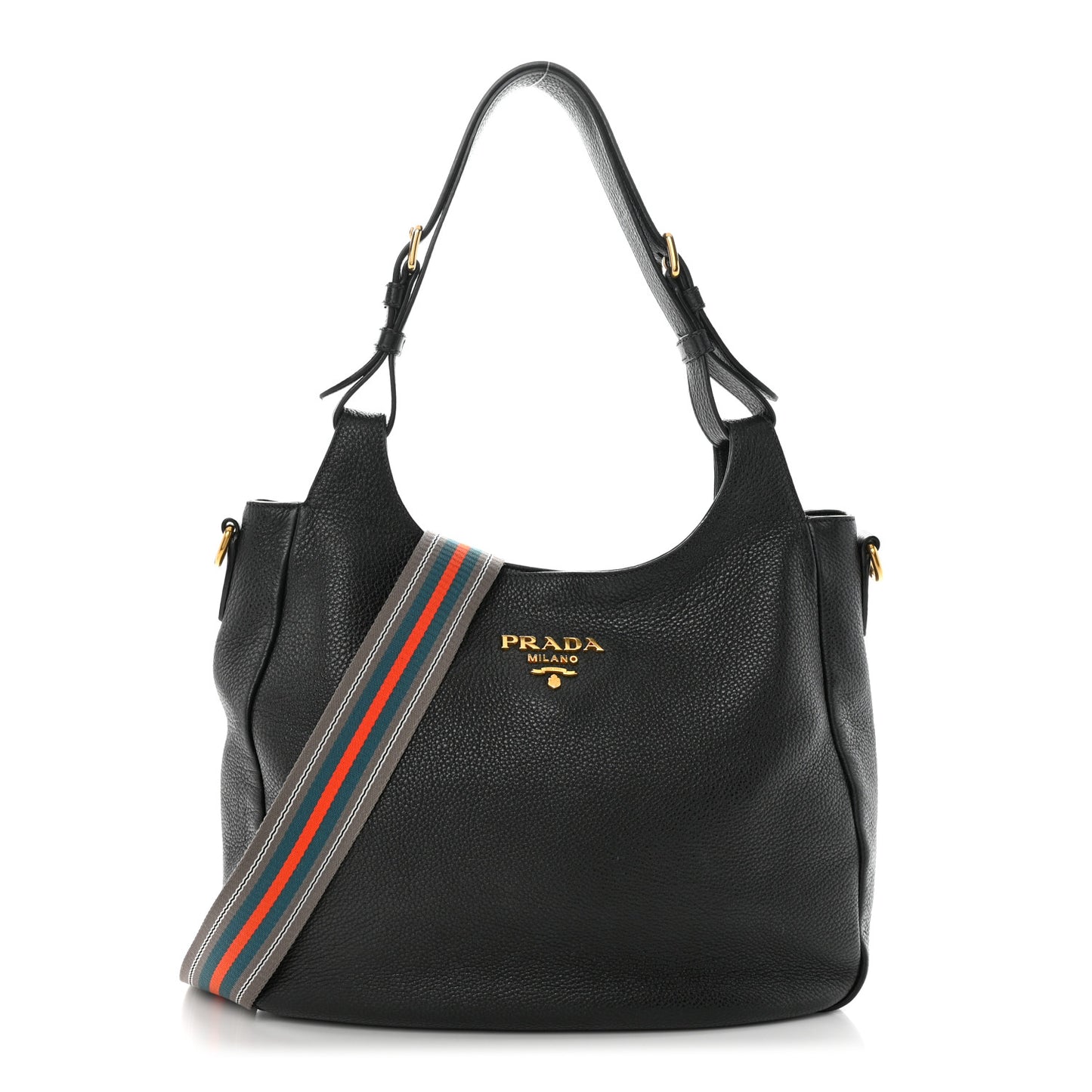 Vitello Daino Hobo Black