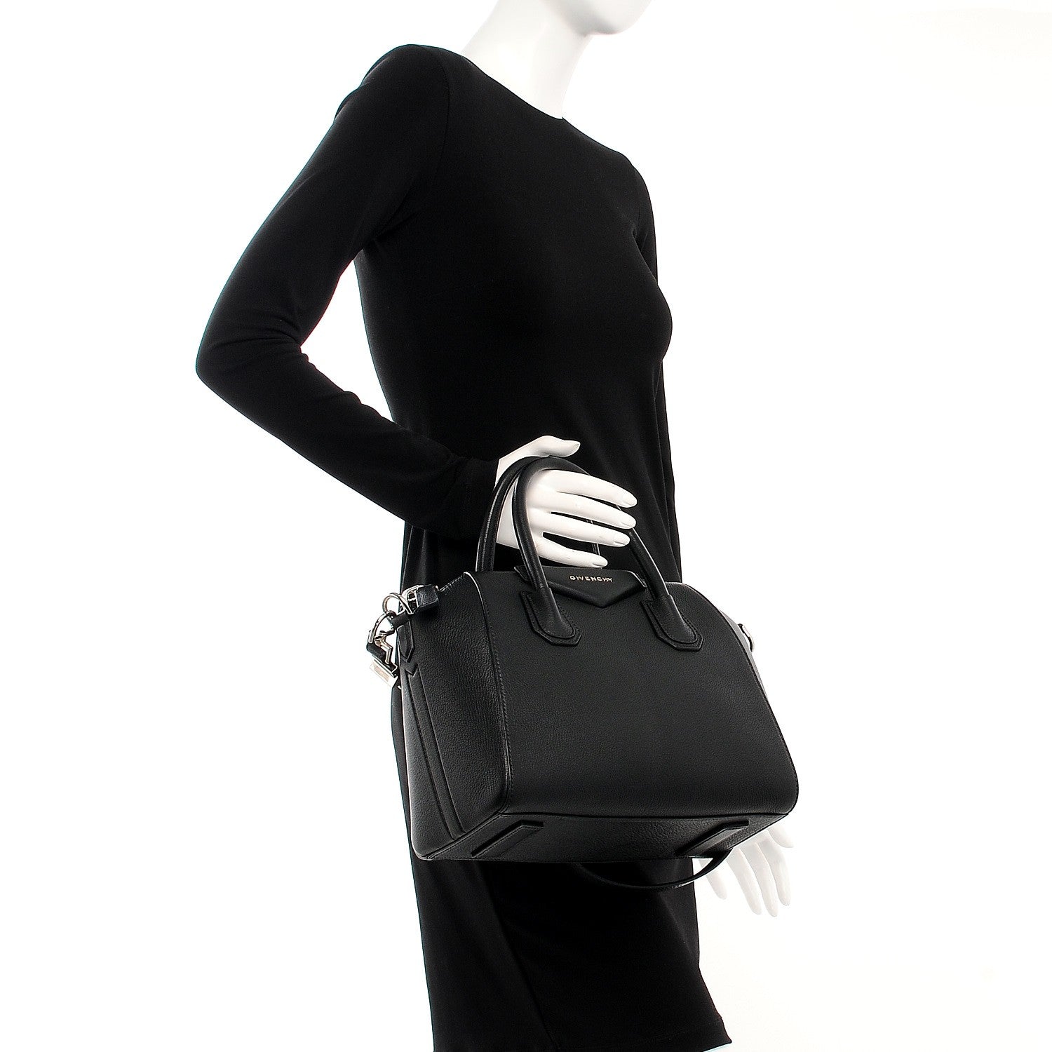 Givenchy Sugar Goatskin Small Antigona Black 3 of 9
