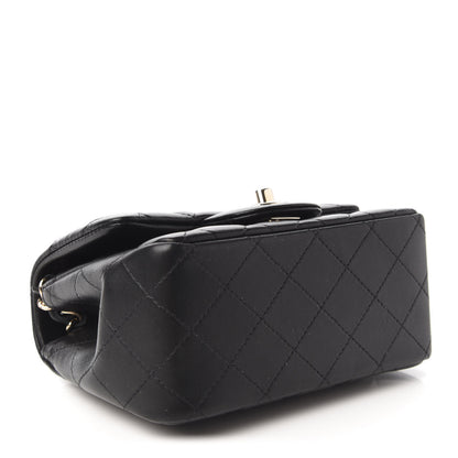 Chanel Lambskin Quilted Mini Square Flap Black 4 of 11