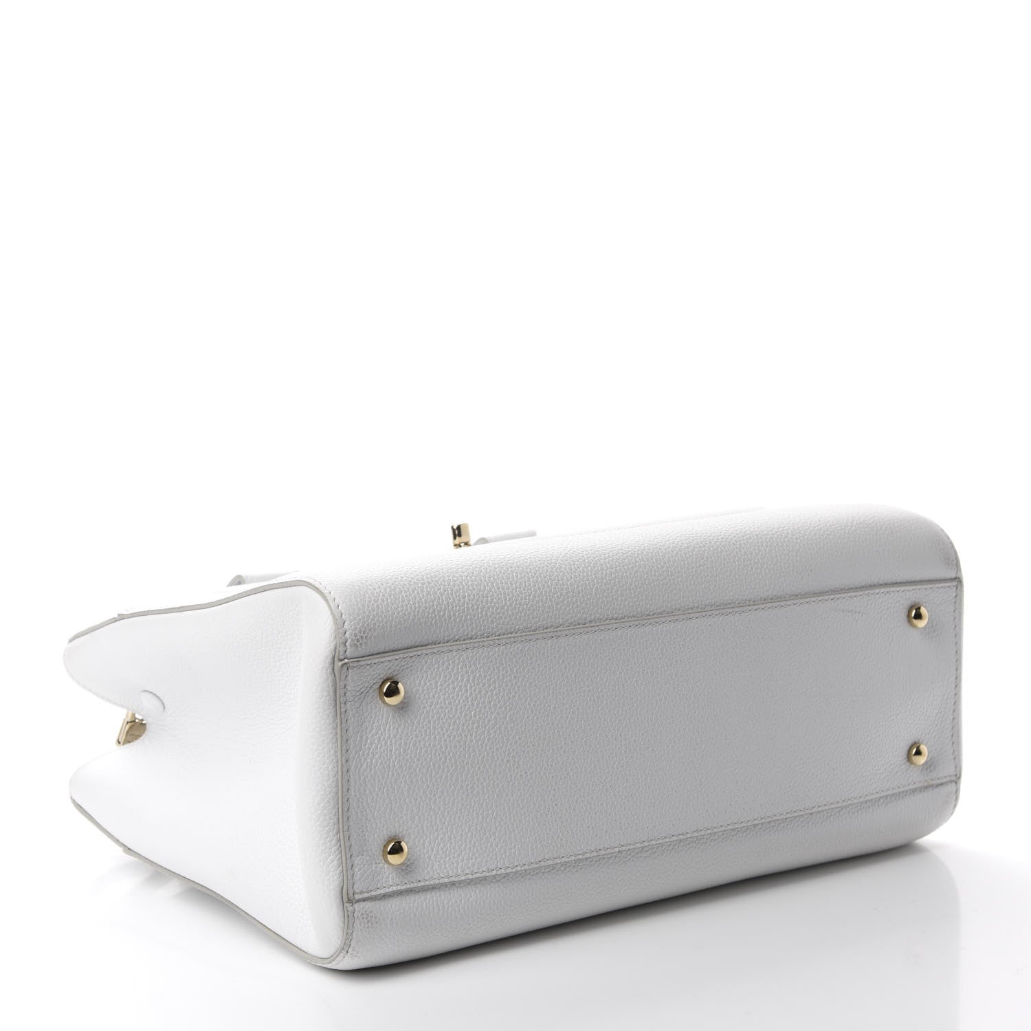 Chanel Grained Calfskin Small Neo Executive Shopper Tote White 4 of 10