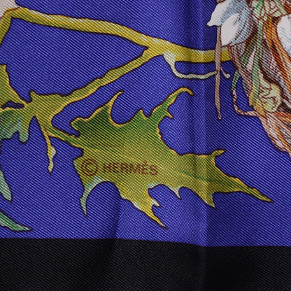 Hermes Silk Faune Et Flore Du Texas Scarf 90 5 of 6