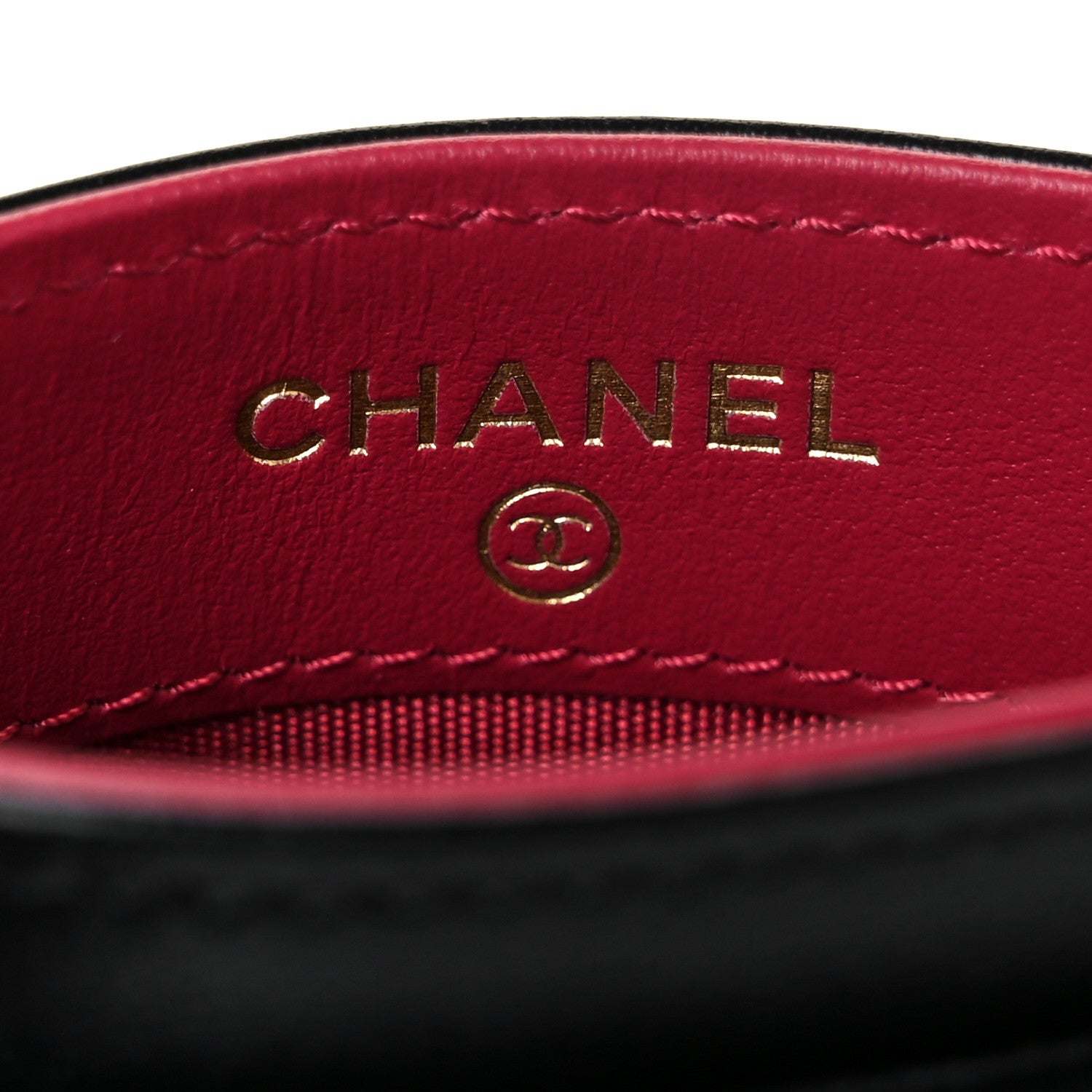 Chanel Lambskin Quilted Chanel 19 Card Holder Black 6 of 11