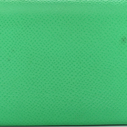 Hermes Epsom Verso Calvi Duo Card Case Vert Comics Vert Fizz 7 of 8