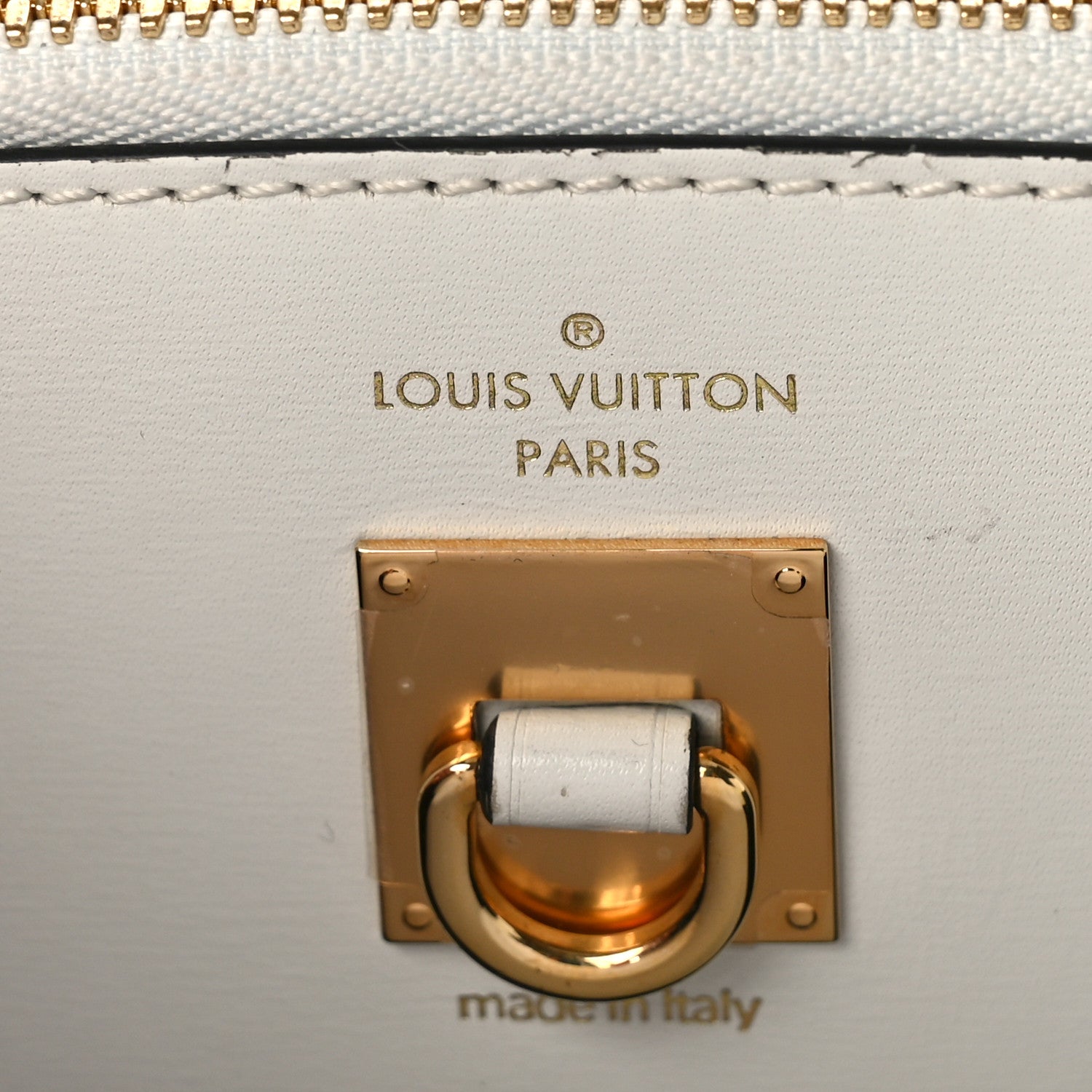 Louis Vuitton Calfskin Monogram City Steamer MM Black White 6 of 8