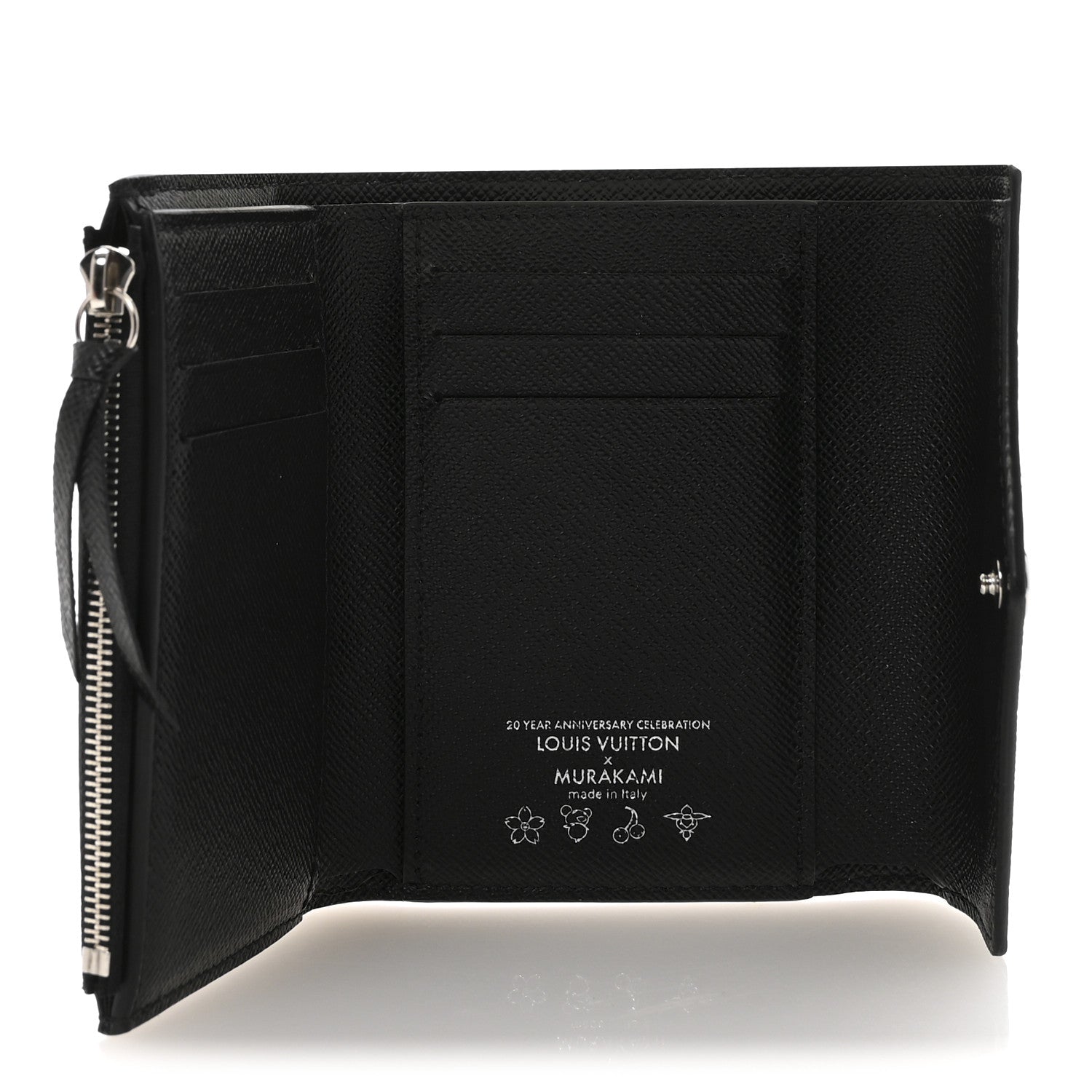 Louis Vuitton LV x TM Monogram Multicolor Victorine Wallet Black 5 of 7