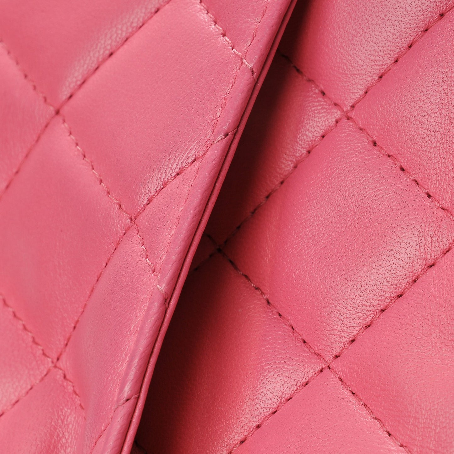 Lambskin Emoticon Wallet on Chain WOC Pink