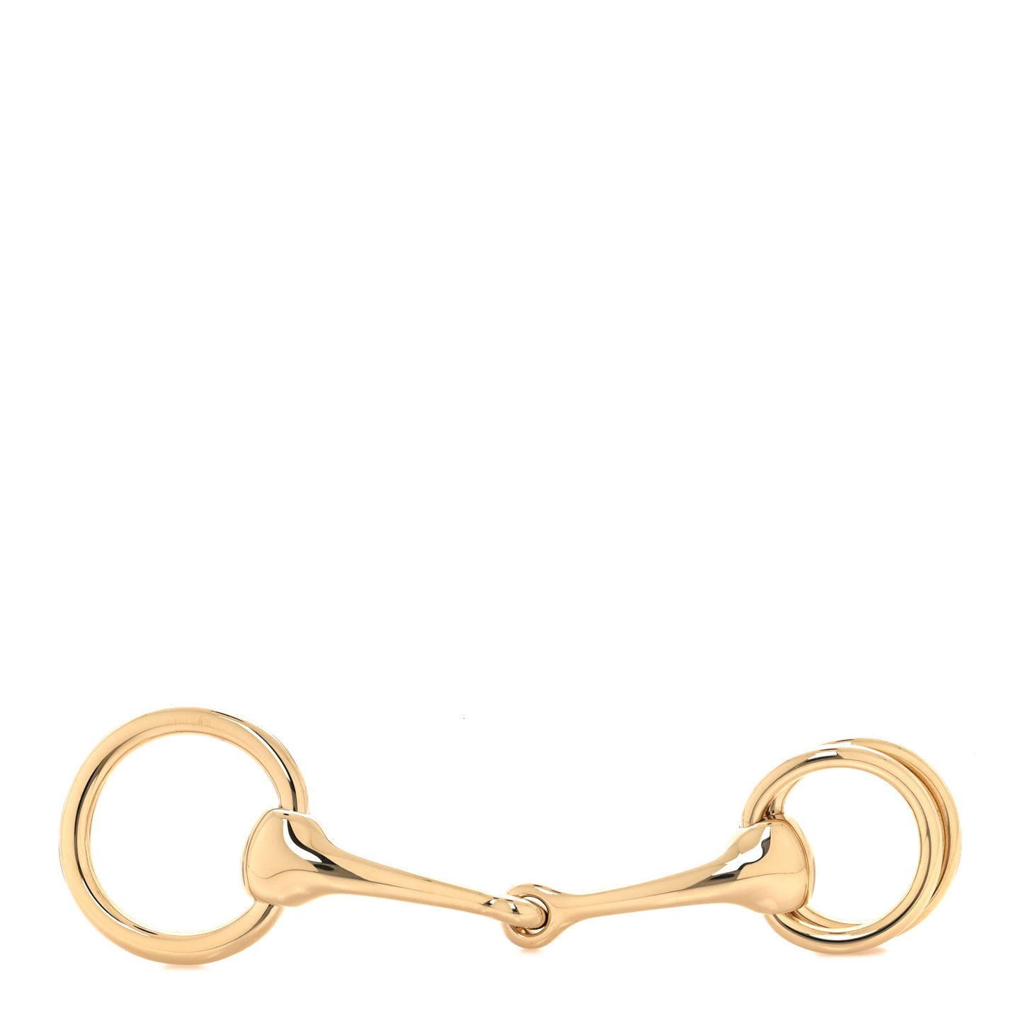 Permabrass Mors Scarf Ring Gold