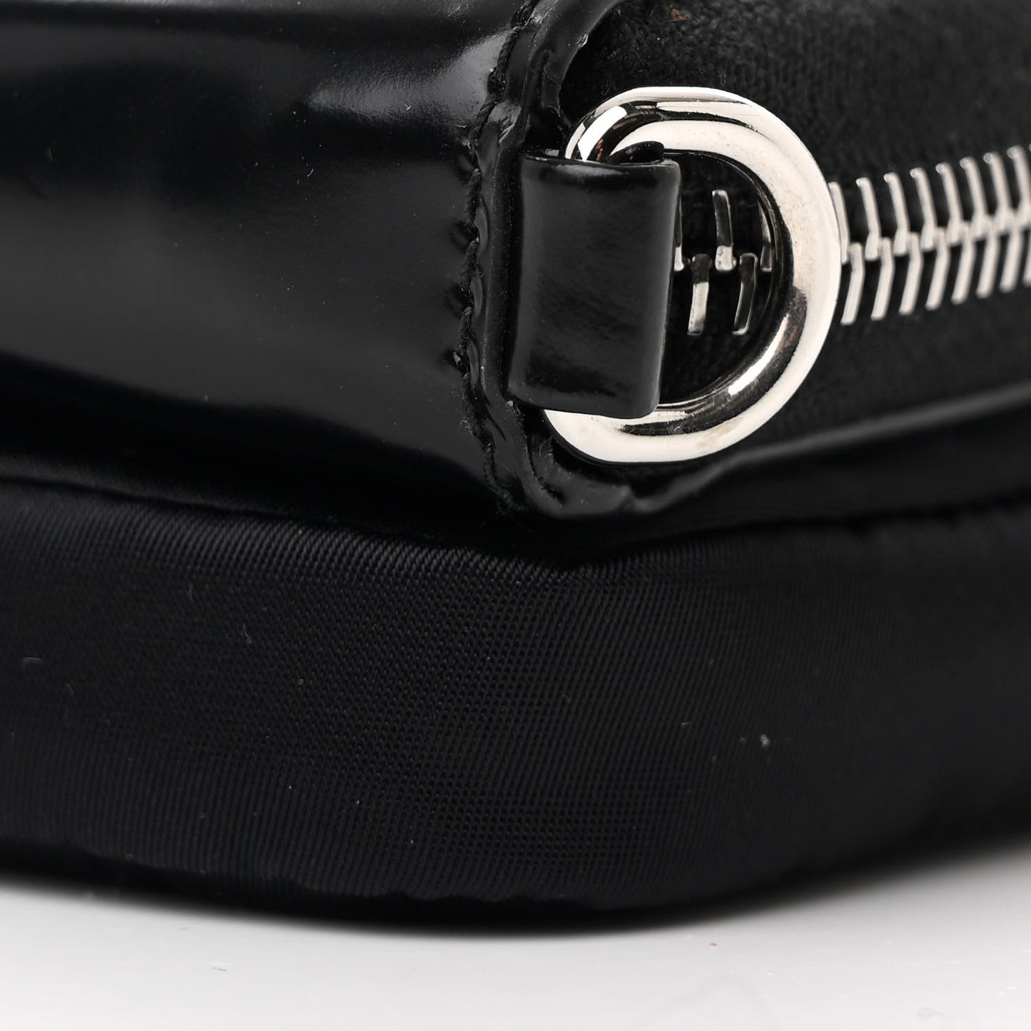 Brushed Calfskin Mini Crossbody Pouch Black