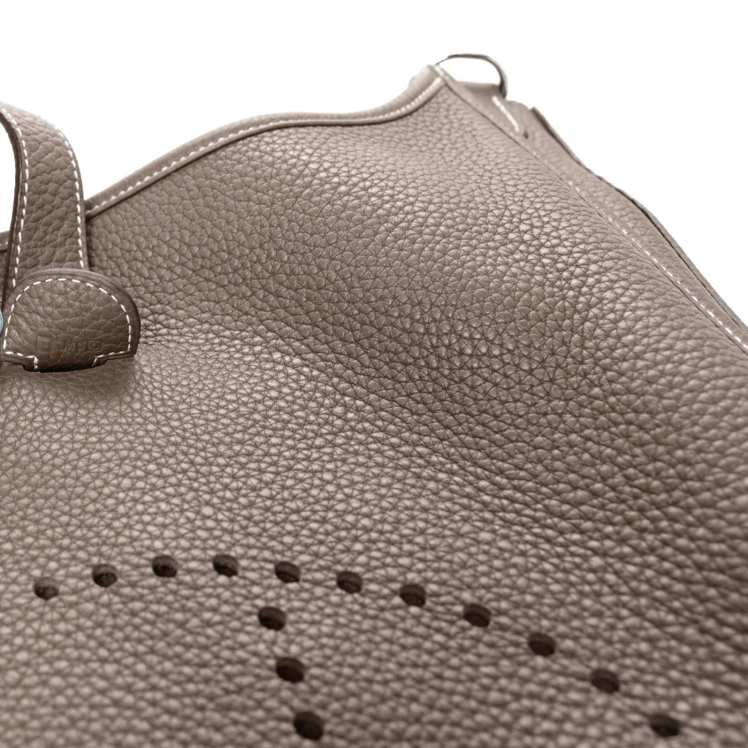 Hermes Taurillon Clemence Evelyne III GM Etoupe 10 of 10