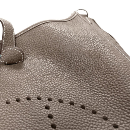 Hermes Taurillon Clemence Evelyne III GM Etoupe 10 of 10