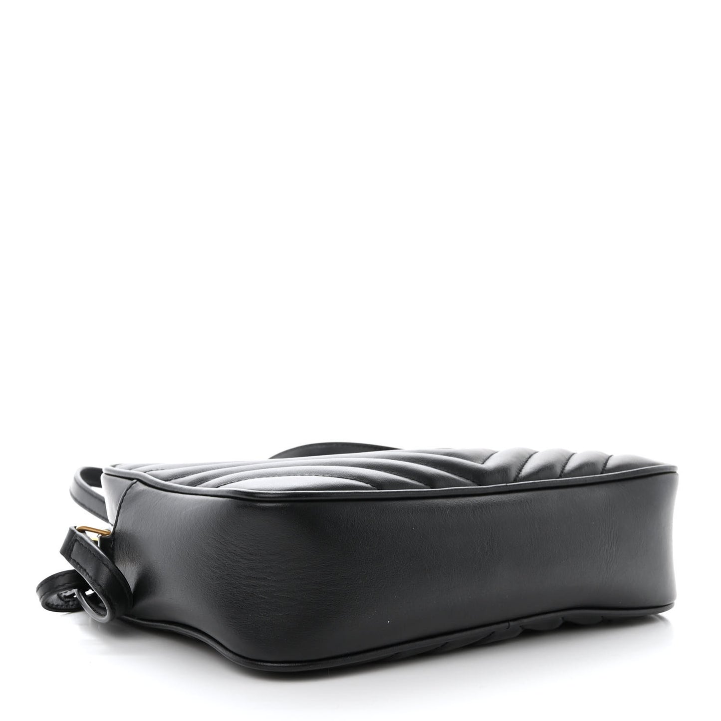 Calfskin Matelasse Monogram Lou Camera Bag Black
