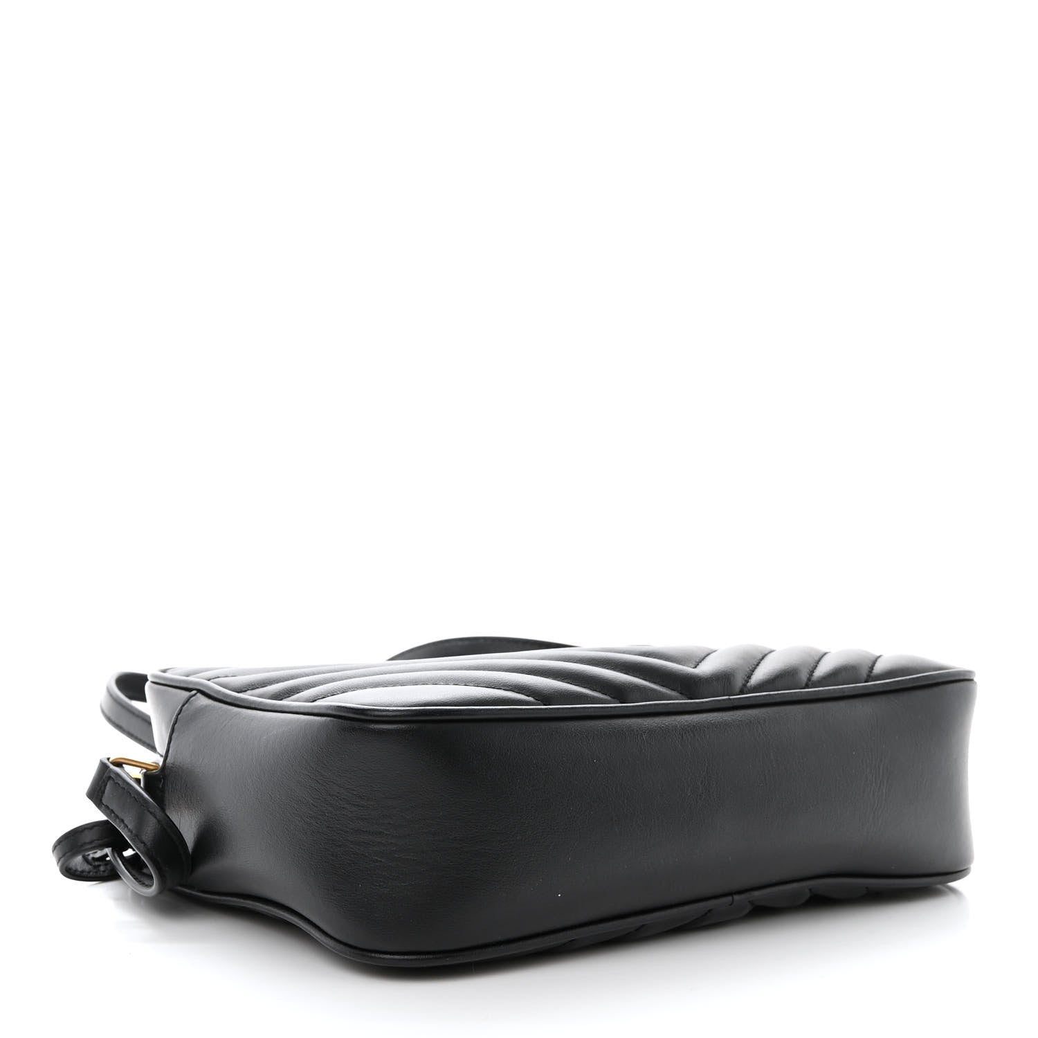 Saint Laurent Calfskin Matelasse Monogram Lou Camera Bag Black 4 of 11
