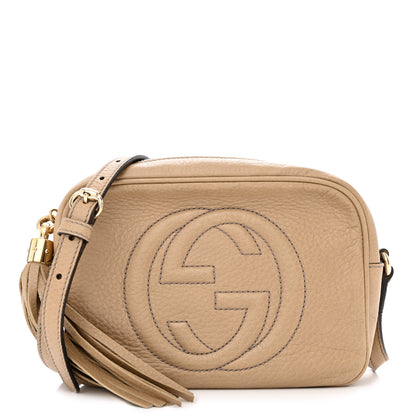 Gucci Pebbled Calfskin Small Soho Disco Bag Camelia 1 of 10