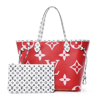 Louis Vuitton Monogram Giant Neverfull MM Rouge 1 of 11