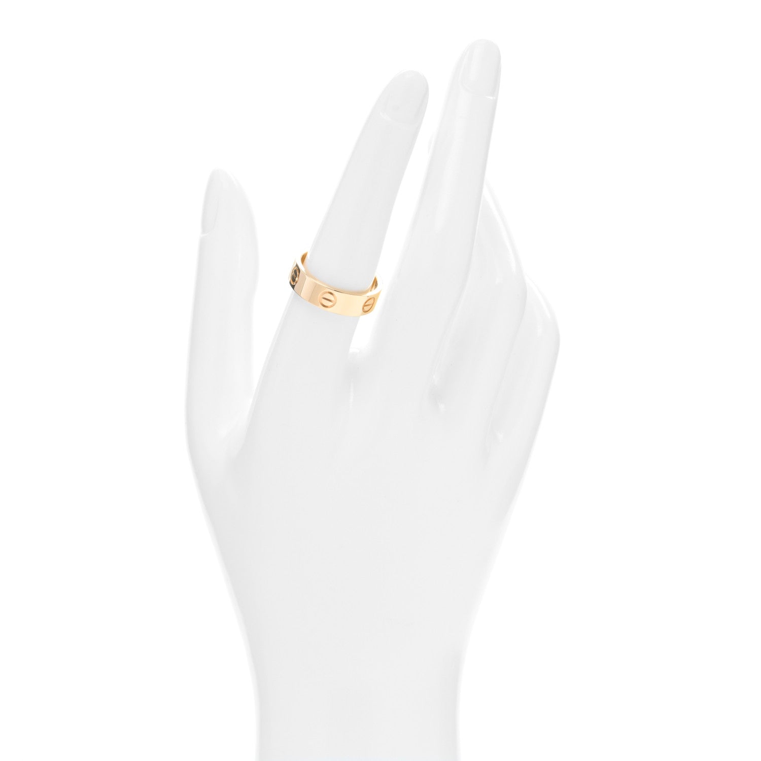 Cartier 18K Yellow Gold 5.5mm LOVE Ring 56 7.75 2 of 4