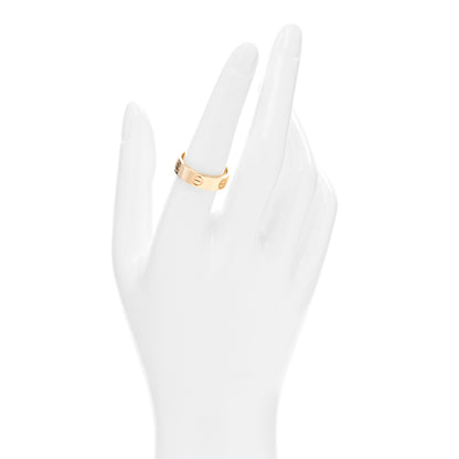 Cartier 18K Yellow Gold 5.5mm LOVE Ring 56 7.75 2 of 4