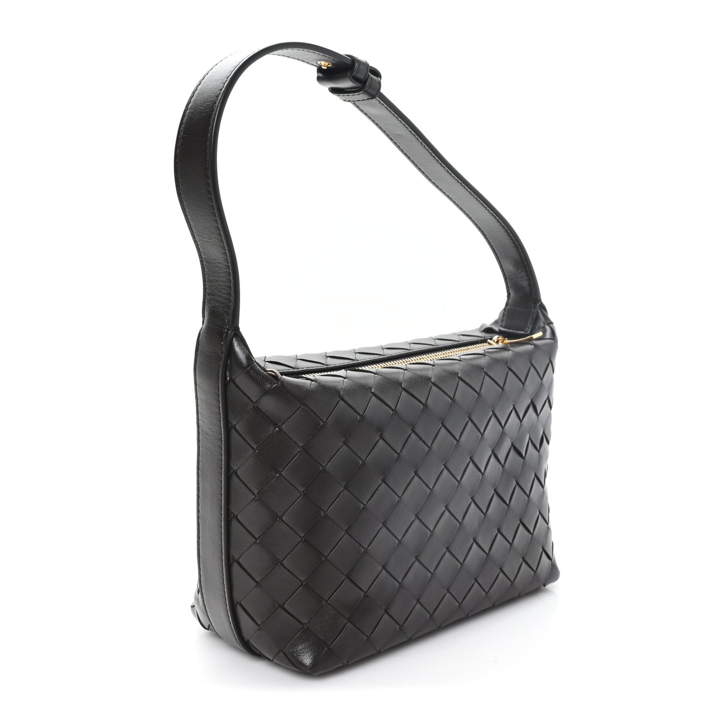 Calfskin Nappa Intrecciato Mini Wallace Fondant