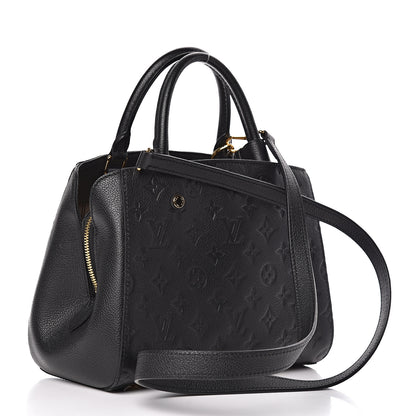 Louis Vuitton Empreinte Montaigne BB Black 3 of 9