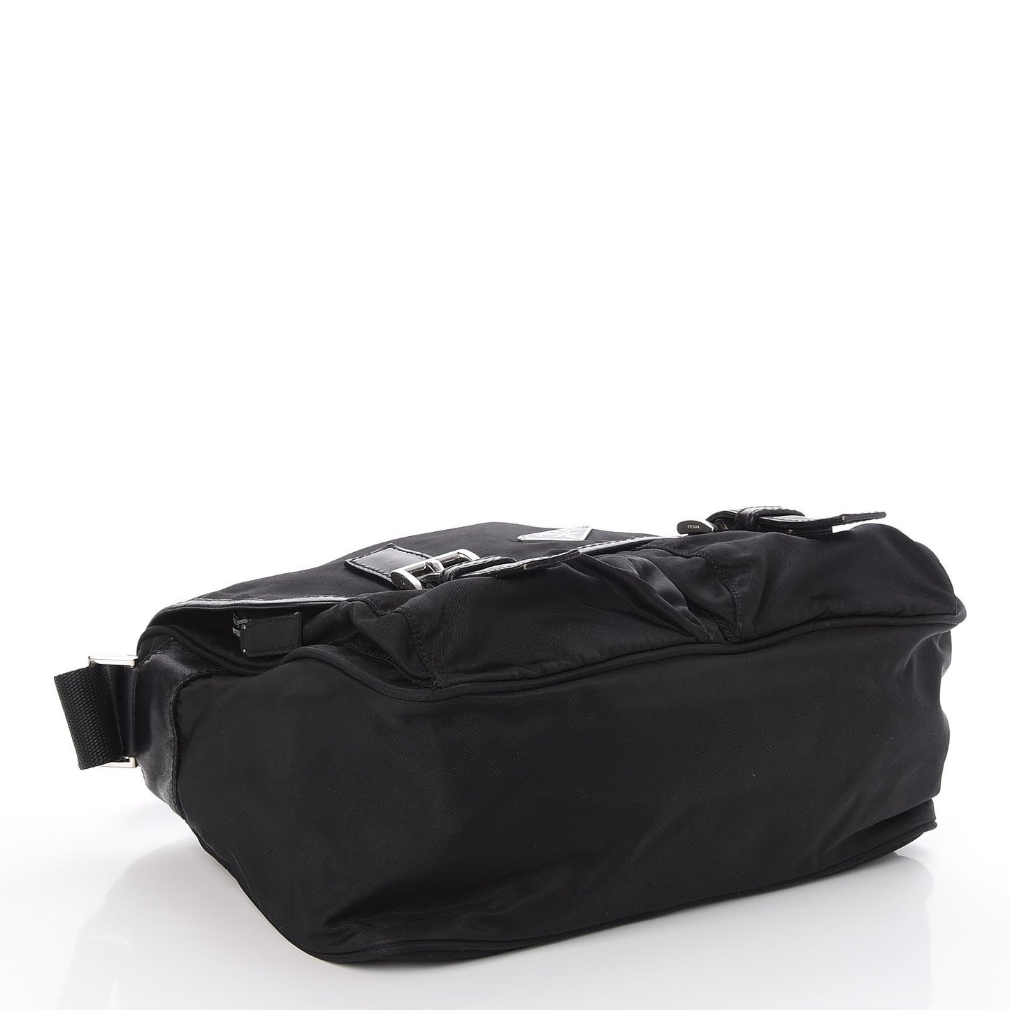 Nylon Vela Messenger Bag Black