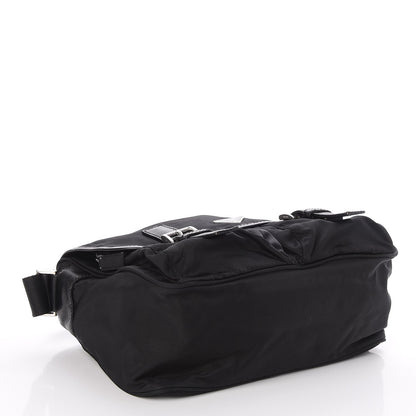 Prada Nylon Vela Messenger Bag Black 4 of 7