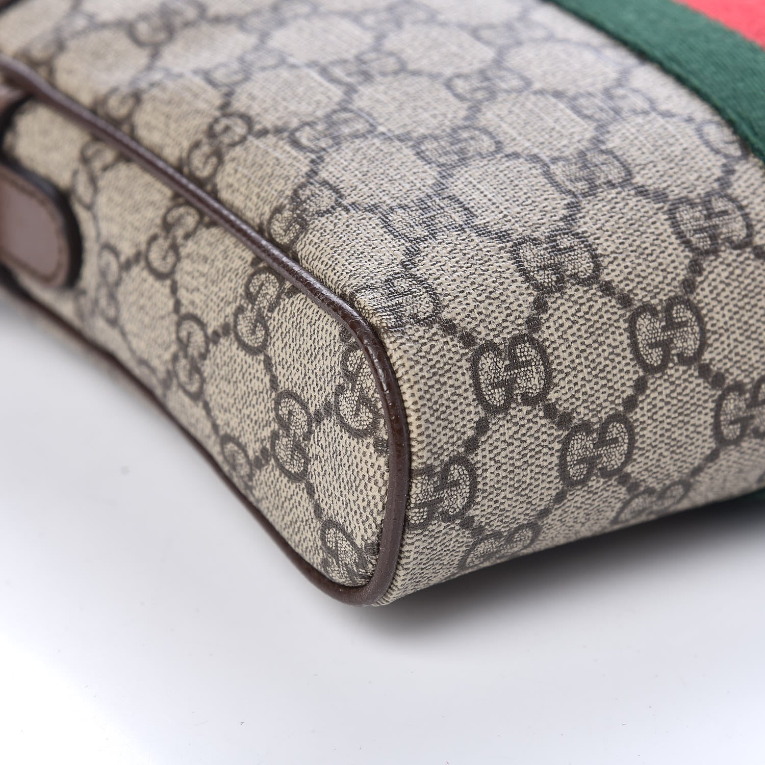 Gucci GG Supreme Monogram Web Small Ophidia Messenger Bag Brown 8 of 9