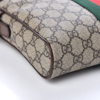 Gucci GG Supreme Monogram Web Small Ophidia Messenger Bag Brown 8 of 9