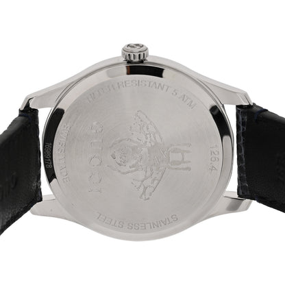 Gucci Stainless Steel Lizard Mother of Pearl 36mm G-Timeless Charm Quartz Watch 4 of 5