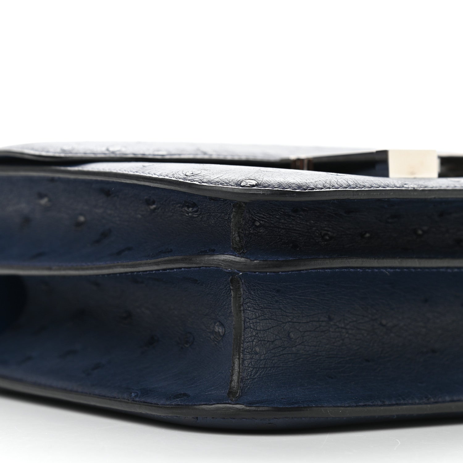 Hermes Ostrich Constance 24 Bleu De Malte 8 of 9