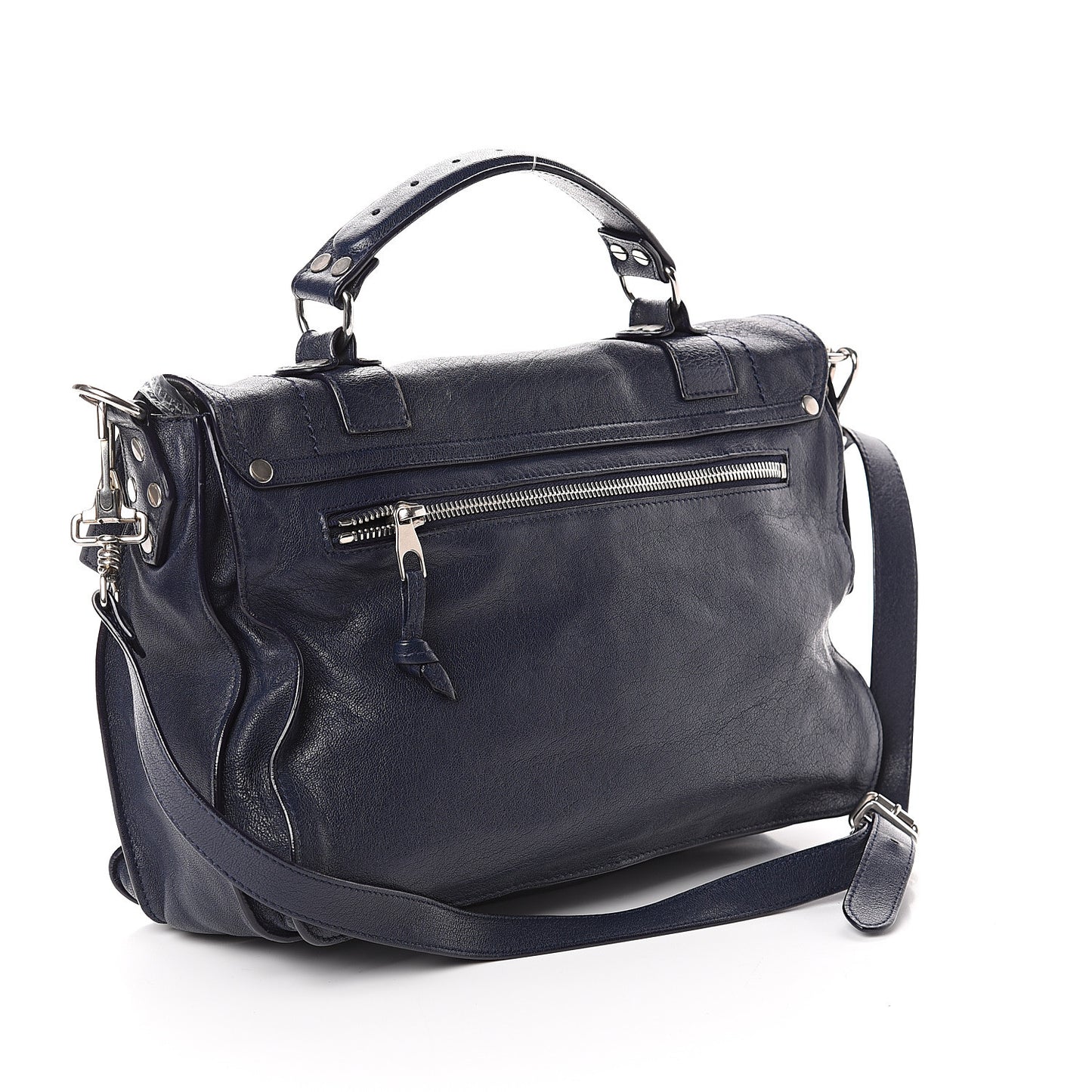 Lambskin Medium PS1 Satchel Midnight