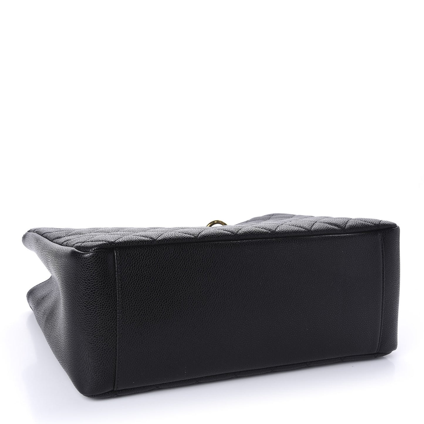Caviar Quilted Grand Shopping Tote GST Black