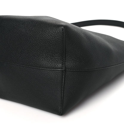 The Row Grained Calfskin Medium N/S Hook Tote Black 10 of 10