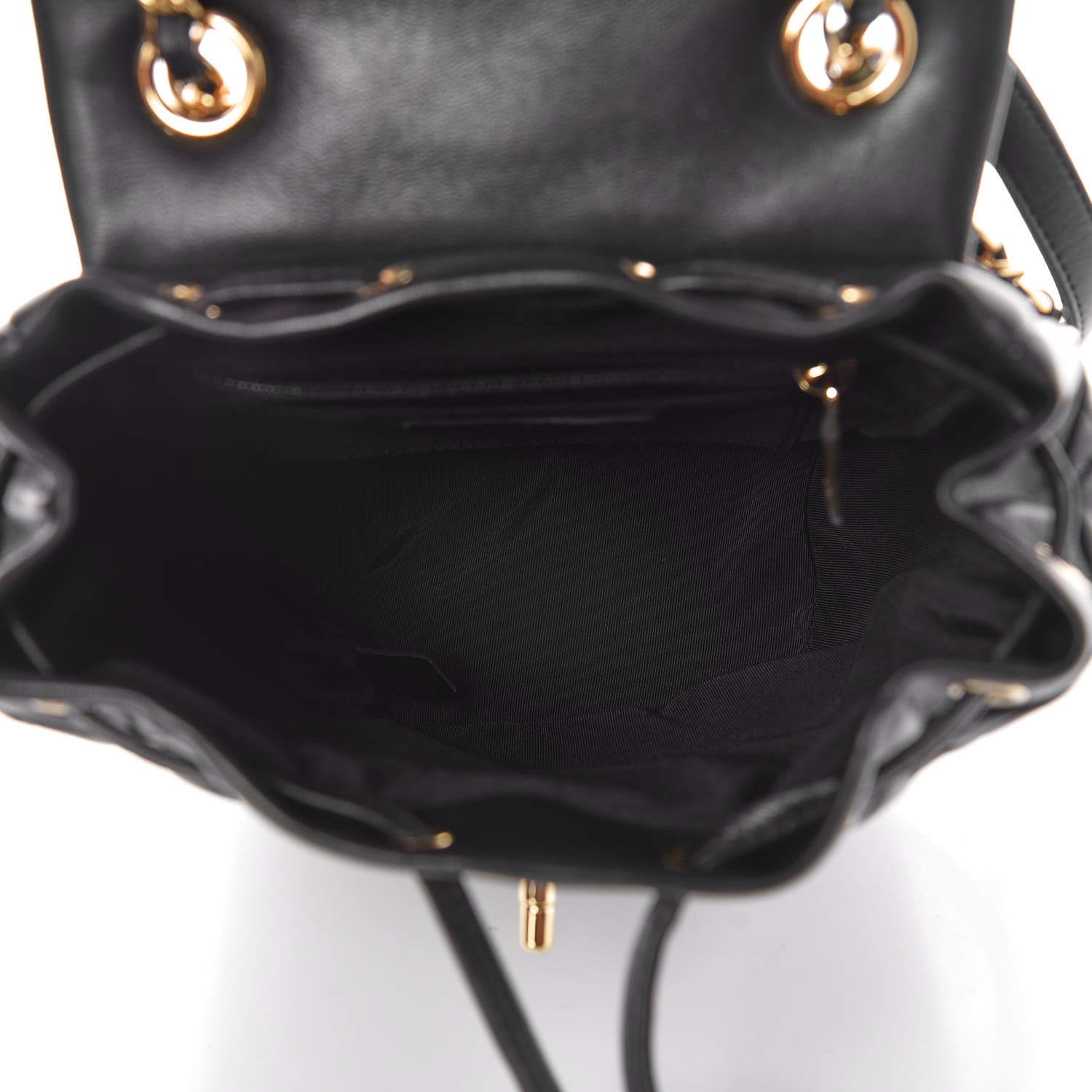 Chanel Calfskin Quilted Mini Urban Spirit Backpack Black 5 of 8