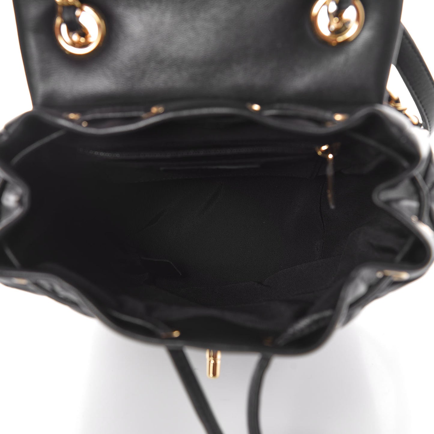 Calfskin Quilted Mini Urban Spirit Backpack Black