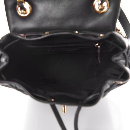 Chanel Calfskin Quilted Mini Urban Spirit Backpack Black 5 of 9