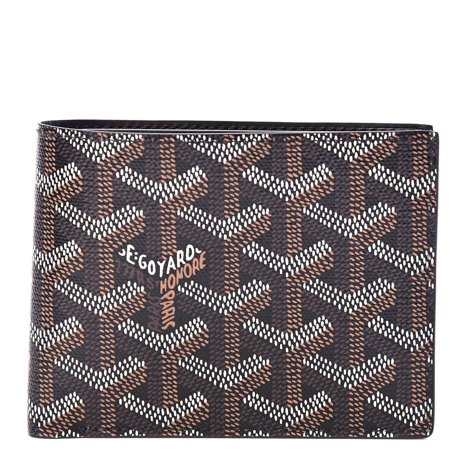 Goyard Goyardine Bi-Fold Victoire PM Wallet Black 1 of 7