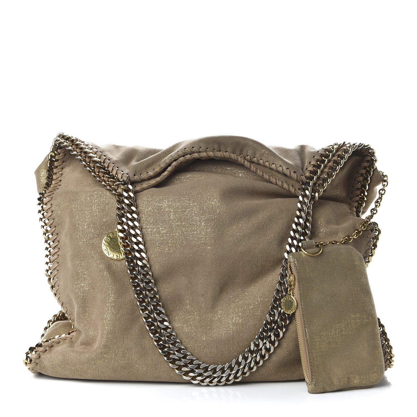 Shaggy Deer Big Falabella Tote Gold