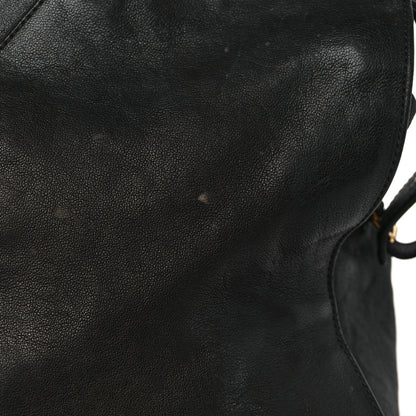 Saint Laurent Sheepskin Large Cabas ChYc Black 10 of 12