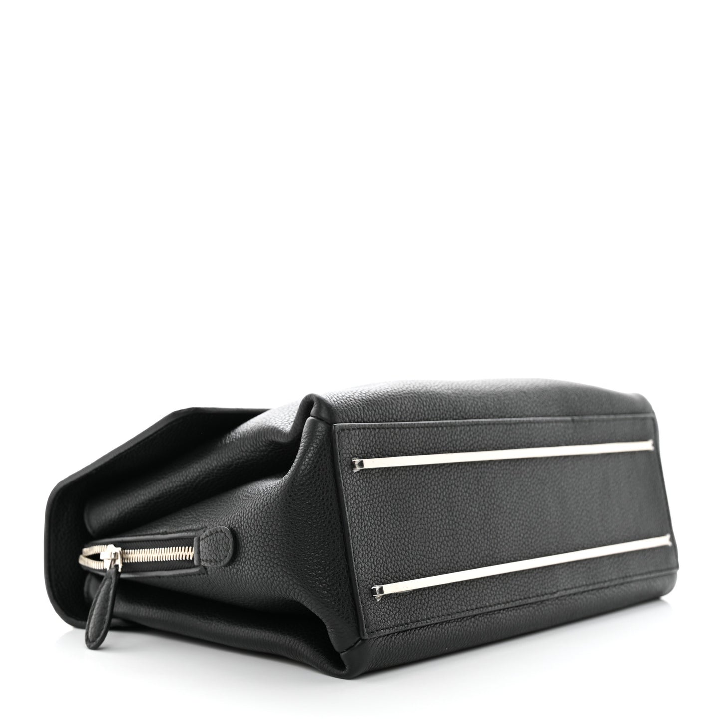 Grained Calfskin Le Dix Small Soft Cartable Black