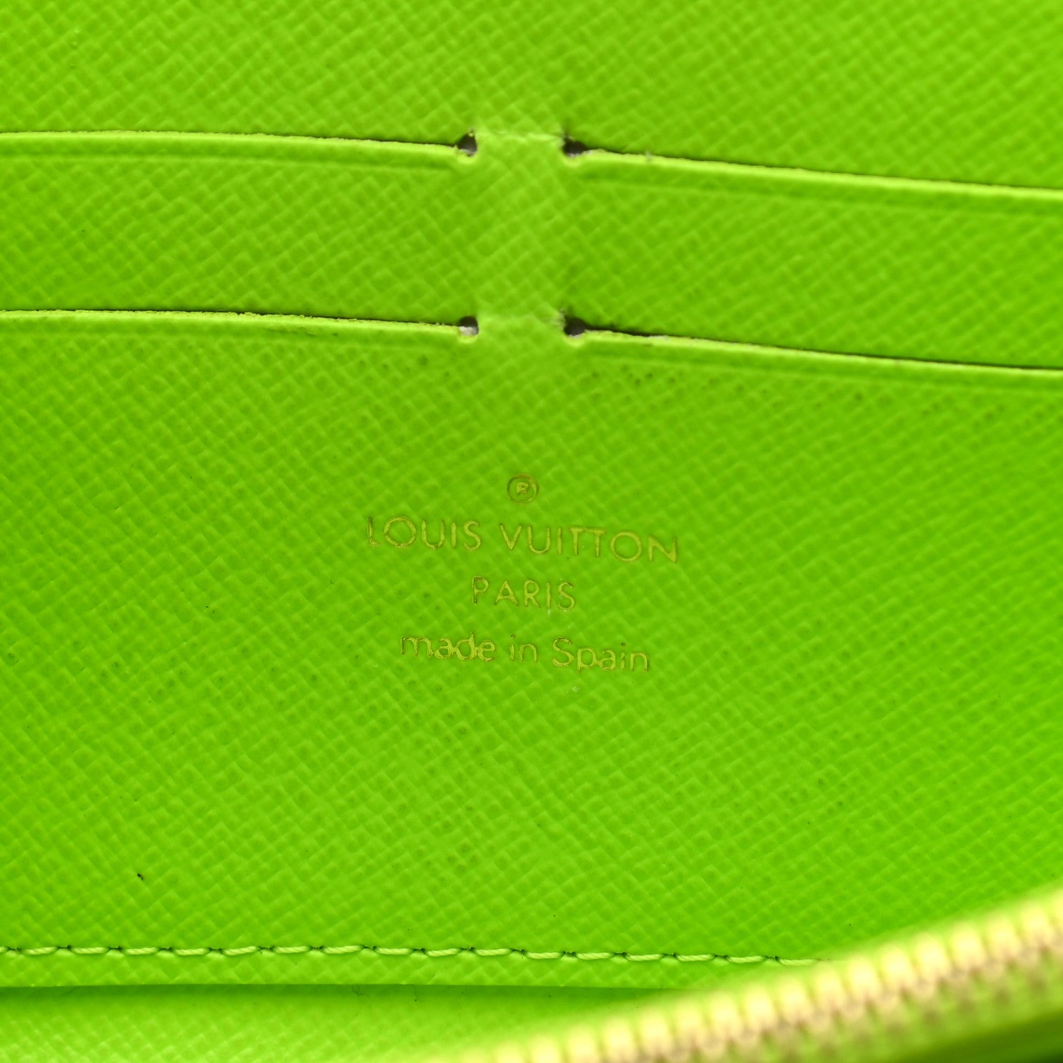 Louis Vuitton Monogram Graffiti Zippy Wallet Green 6 of 8