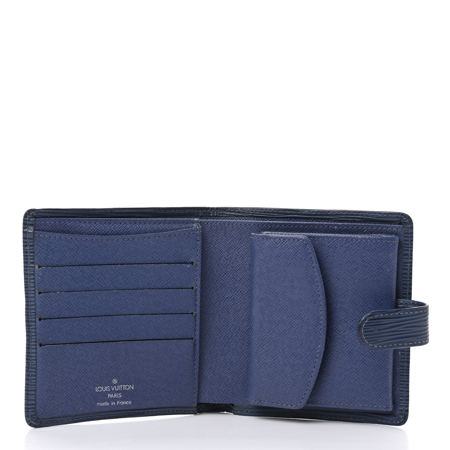 Louis Vuitton Epi Porte-Billets Compact Wallet Myrtille 5 of 8