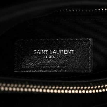 Saint Laurent Calfskin Y Quilted Monogram Medium Loulou Chain Satchel Black 6 of 10