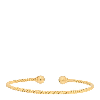 David Yurman 18K Yellow Gold Diamond 6mm Solari Bracelet 2 of 3