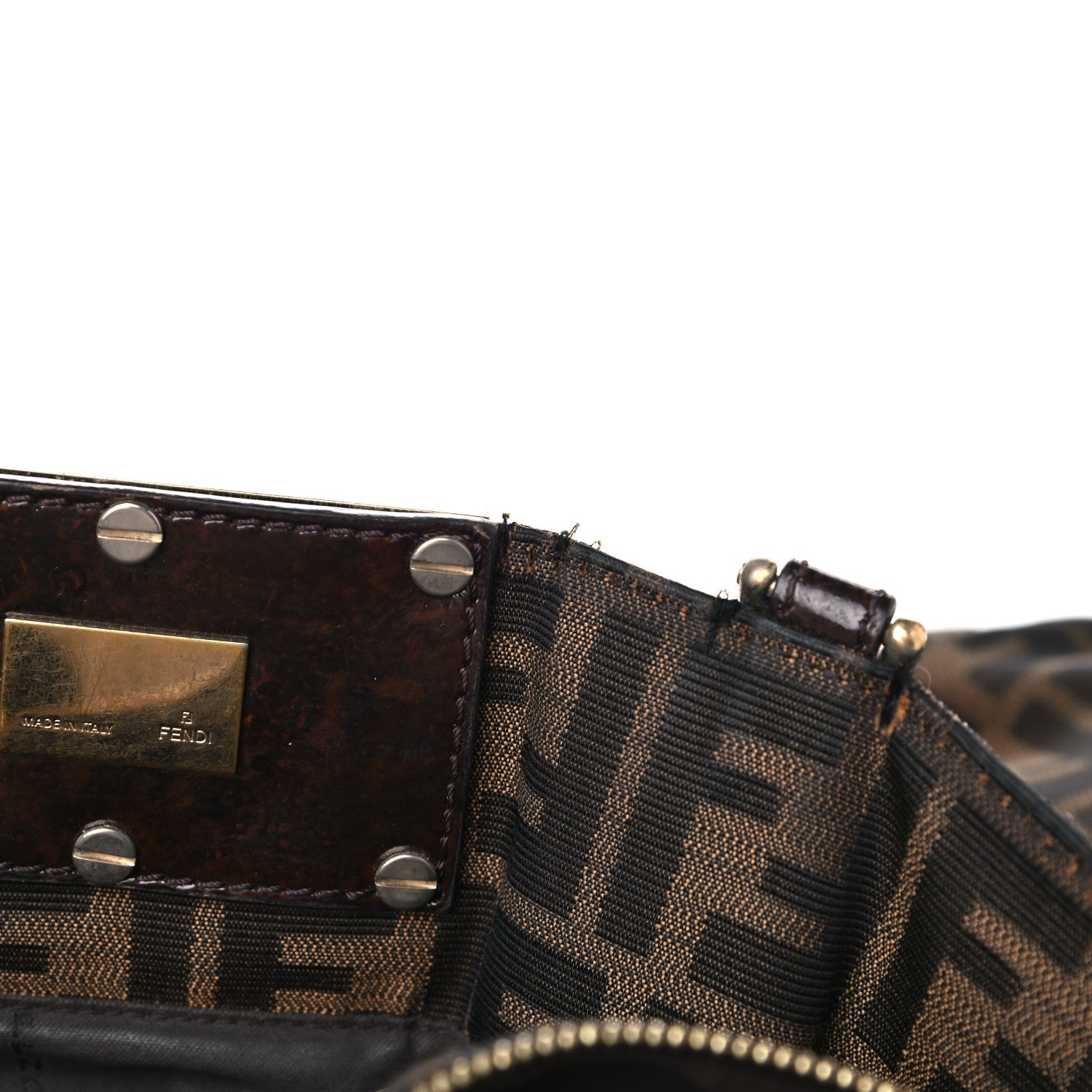 Fendi Zucca Mia Tote Tobacco 8 of 24