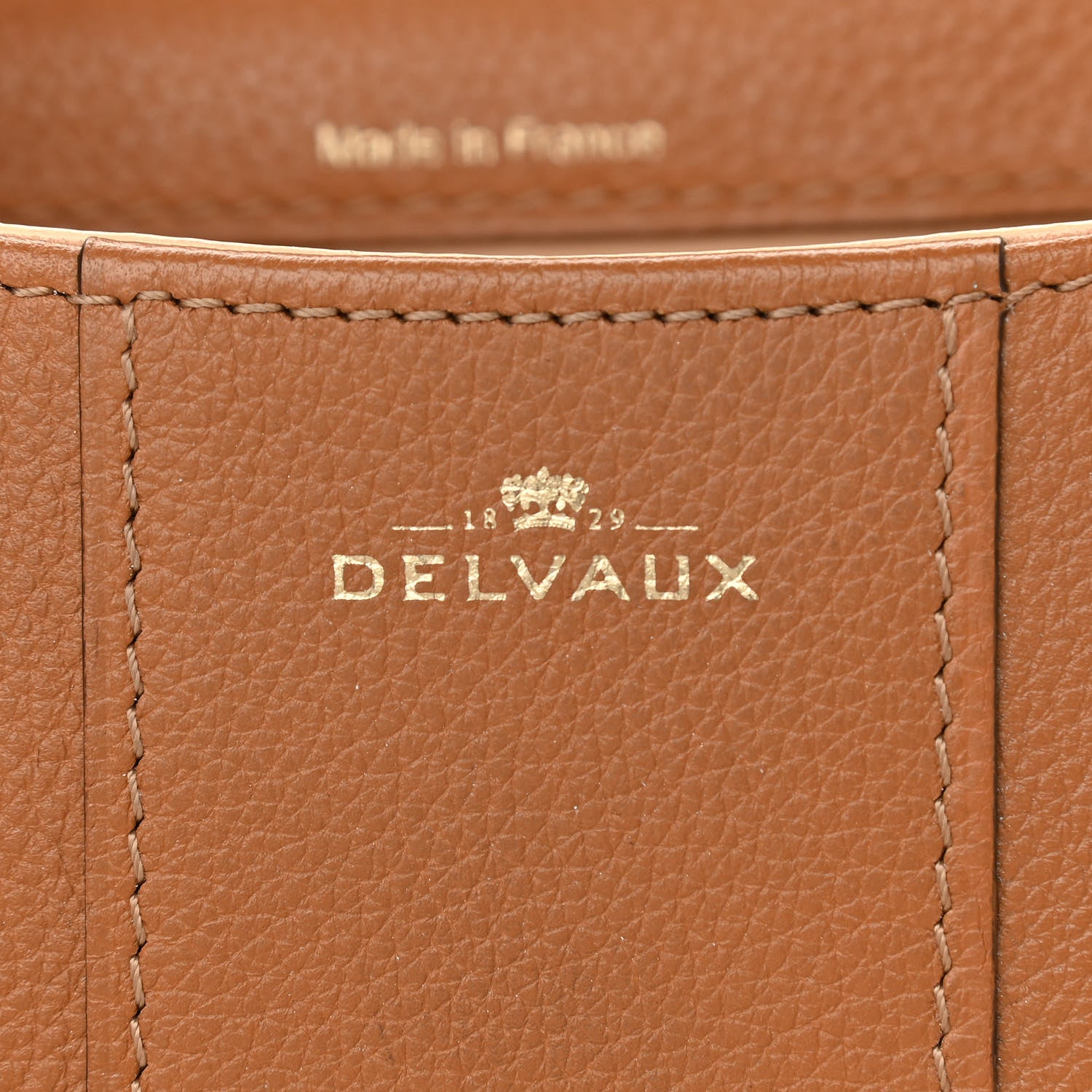 Delvaux Grained Calfskin Mini Brillant Satchel Natural 6 of 11