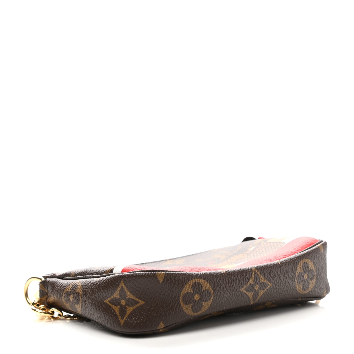Louis Vuitton Monogram 2018 Christmas Animation Mini Cats Pochette Accessories 4 of 7