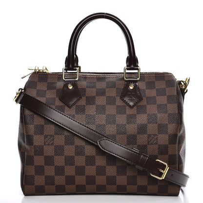 Louis Vuitton Damier Ebene Speedy Bandouliere 25 1 of 9
