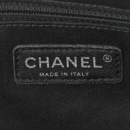 Chanel Caviar Quilted CC Timeless Soft Tote Black 6 of 10