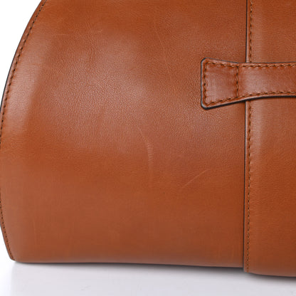 Gucci Calfskin Medium Stirrup Top Handle Bag Brown 14 of 17