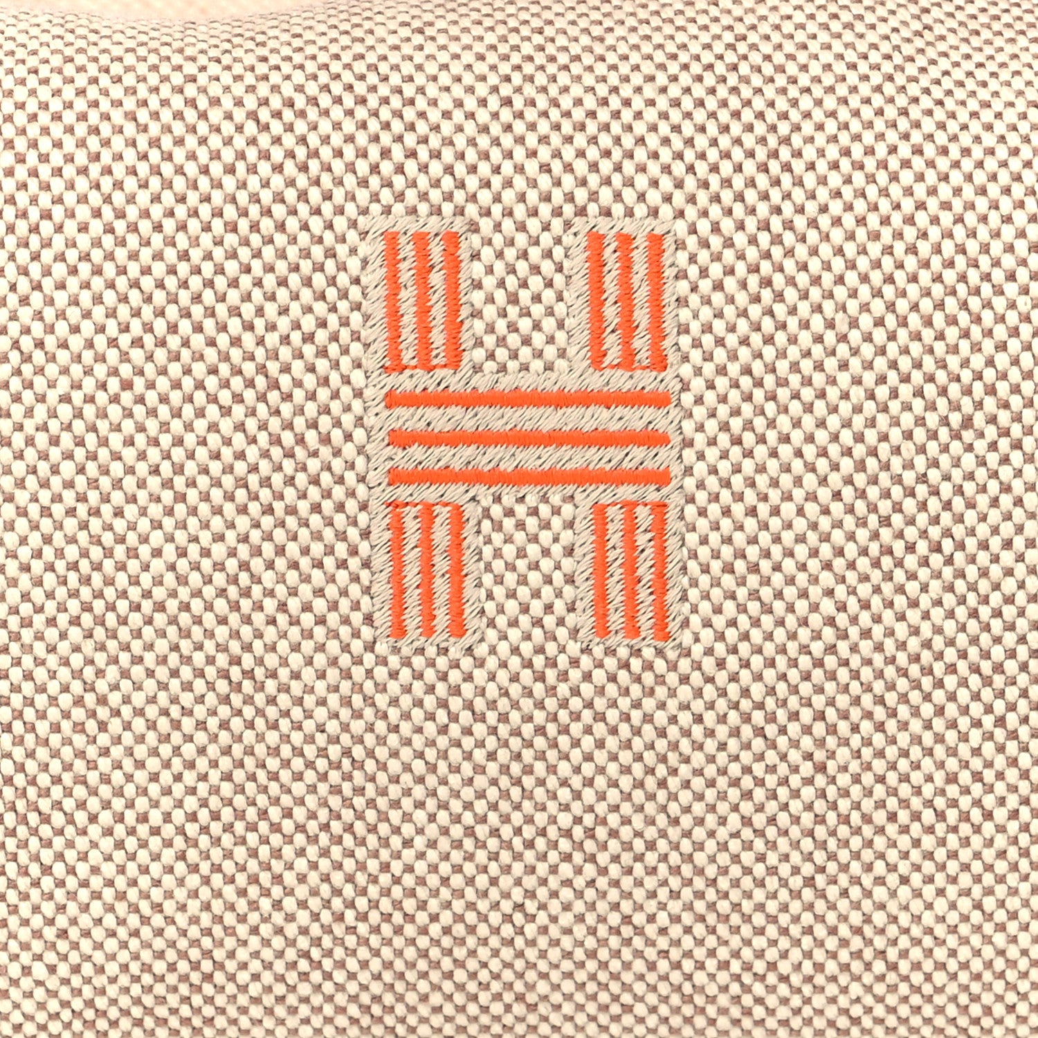 Hermes Canvas Small Bride-A-Brac Pouch Natural Orange 7 of 9
