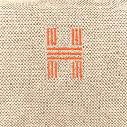 Hermes Canvas Small Bride-A-Brac Pouch Natural Orange 7 of 9
